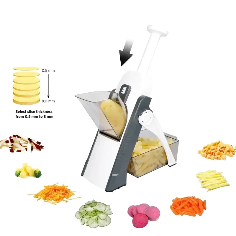 Mandoline À Piston Cuisine Grise